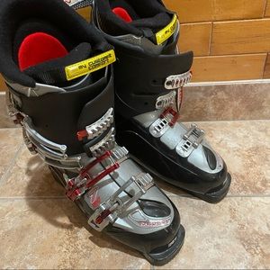 Salomon ski boots.